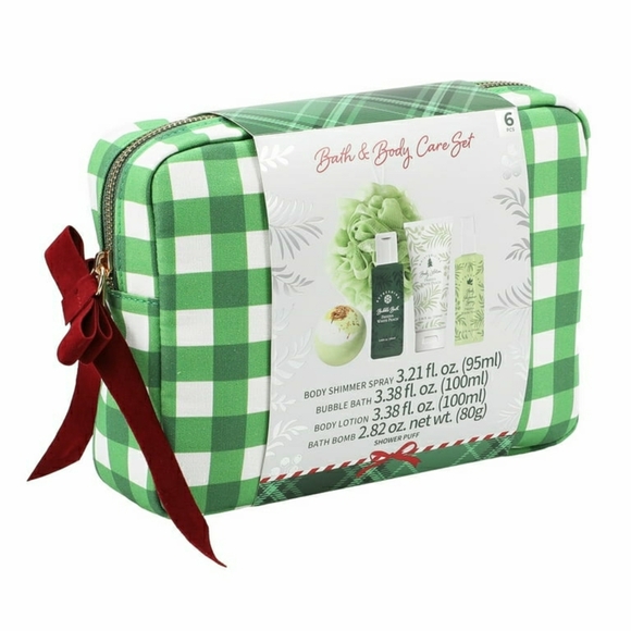 6 Piece Freesia White Peach  Bath & Body Care Set - Picture 2 of 4